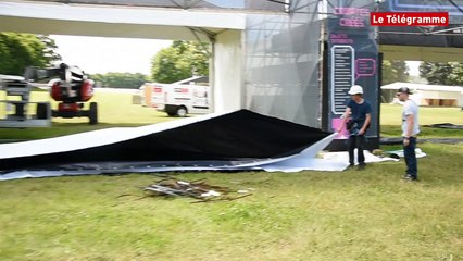 Vieilles Charrues. La déco du site promet beaucoup