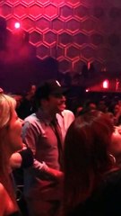 Justin Timberlake and Jimmy Fallon at 20/20 tour making a toast