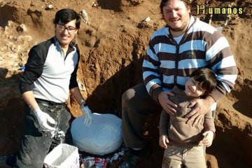 Menino encontra em praia Argentina, fósseis que podem ter mais de 500 mil anos