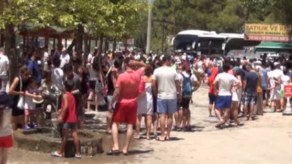 Saklıkent Kanyonu'nda Bayram Yoğunluğu