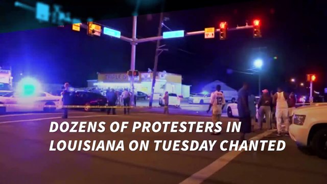 Louisiana protesters demand justice for black man, Alton Sterling, shot by police