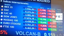 El IBEX 35 pierde un 1,75% y se sitúa en los 7.926 puntos al cierre