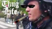 [Thug life] Un policier calme des gamines qui manifestent
