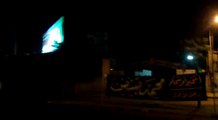 دمشق الميدان حرق أكبر صورة للبطة بشار نادي المجد 27-4-2012