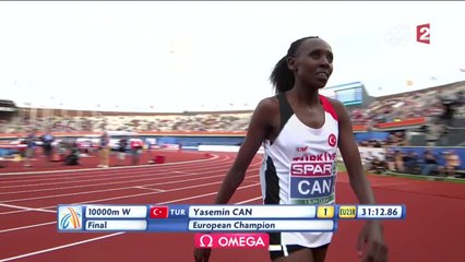 Yasemin Can, première titrée des championnats d'Europe d'Athlétisme