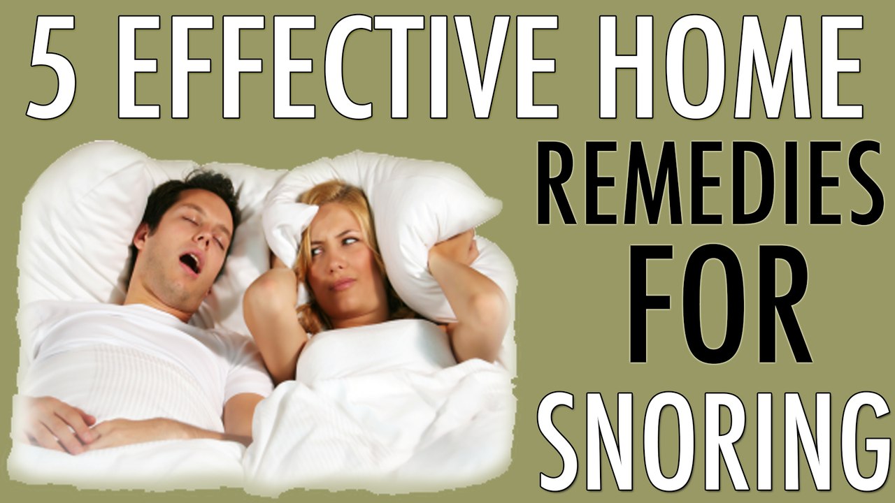 Home Remedies For Snoring - 5 Remedies To Try That Works