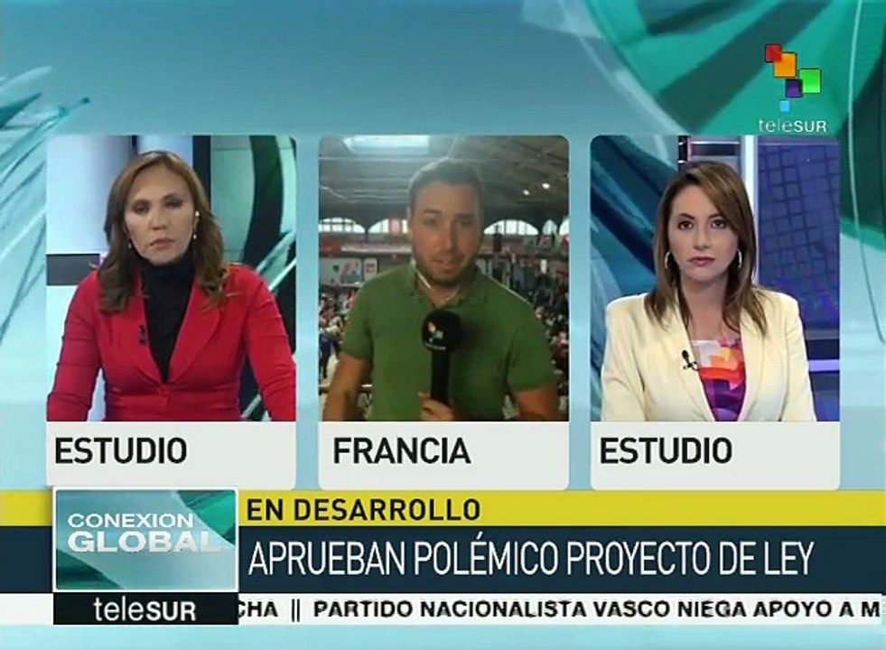 Convocan a protestas en París por la aprobación de la reforma laboral