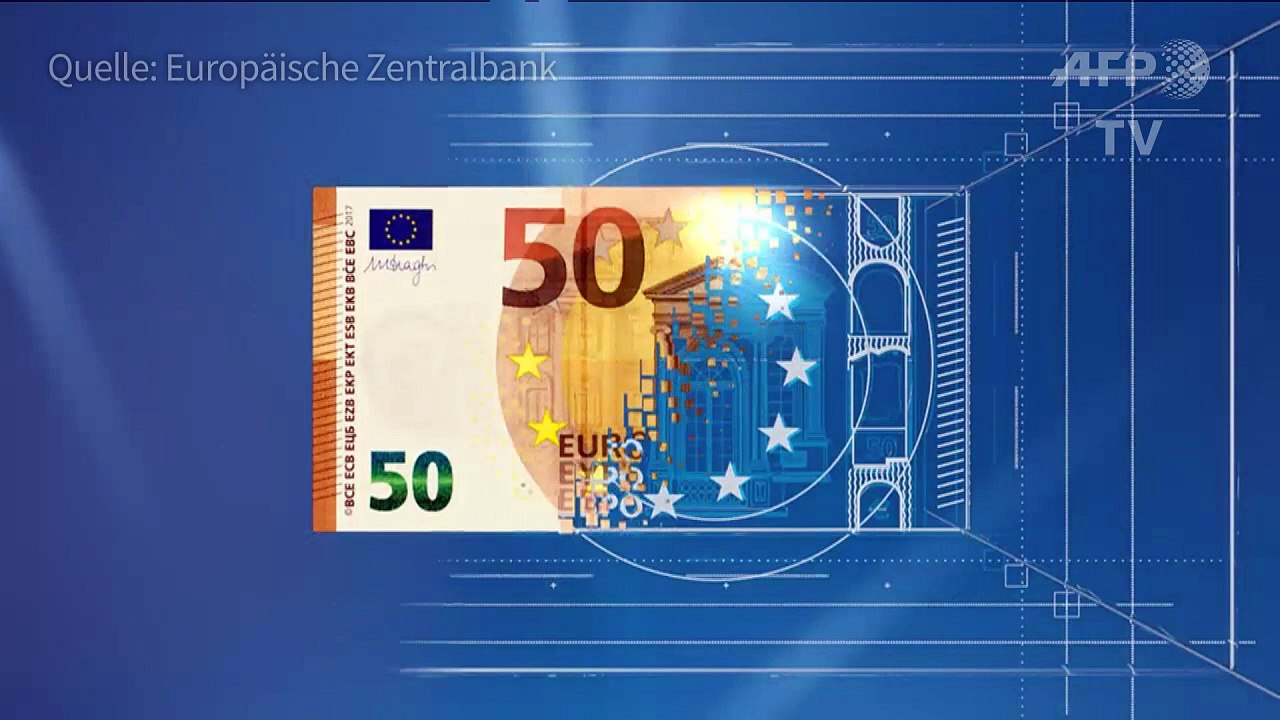 Neuer 50-Euro-Schein vorgestellt