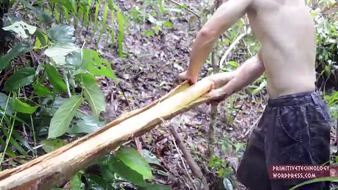 Woven bark fiber