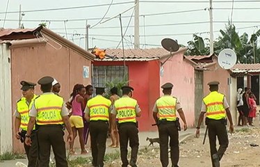 Policía interviene en populoso sector del noroeste de Guayaquil