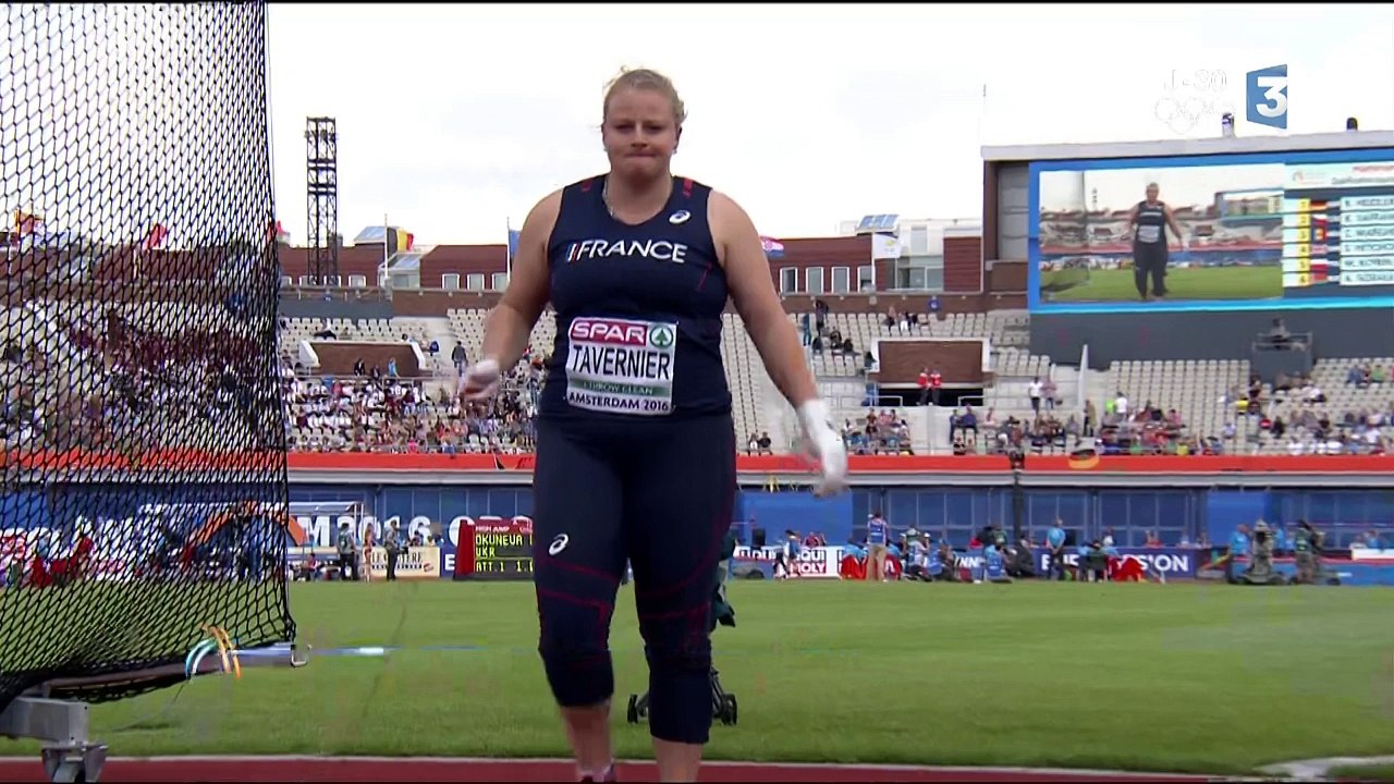 qualifications lancer du marteau F - ChE 2016 athlé (Alexandra Tavernier passe à la trappe)