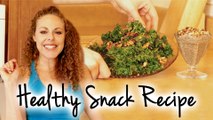 Easy Healthy Snacks! Breakfast Chia Pudding, Cranberry Walnut Salad, Health Foods How to Recipe