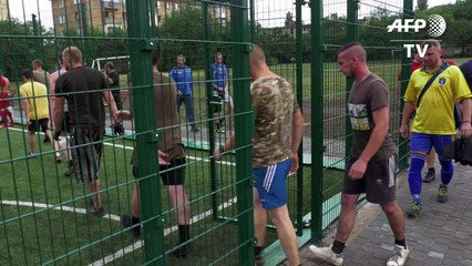 Ukraine soldiers stage their own frontline tournament