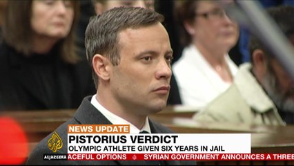 Pistorius verdict: Olympic athlete given six years in jail