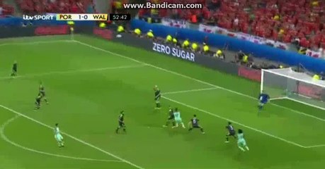 Luis Nani  Goal -Portugal 2-0 Wales - 06-07-2016