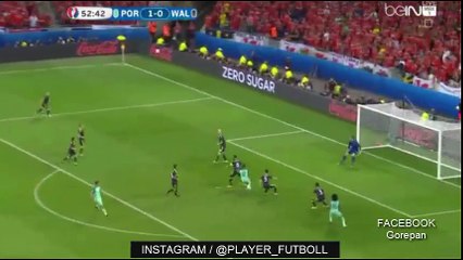Portugal 2-0 Wales - Nani 53' - 06/07/2016