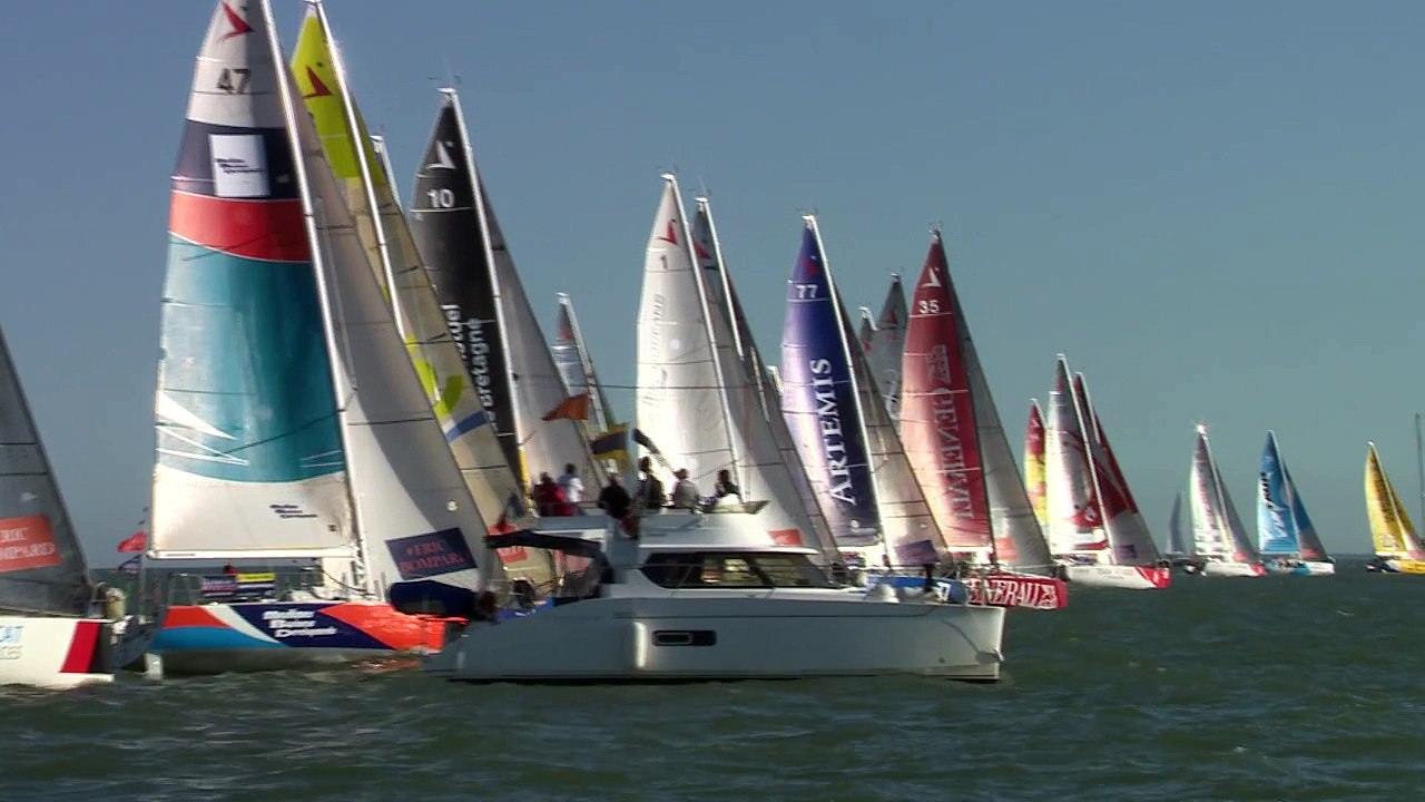 Solitaire Bompard Le Figaro - Départ de la 4ème étape La Rochelle - La Rochelle ( depuis vedette 1 )