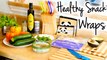 Healthy Snack Ideas: Quick & Easy Veggie Wrap! Snacking Health Tips for Weight Loss & Nutrition