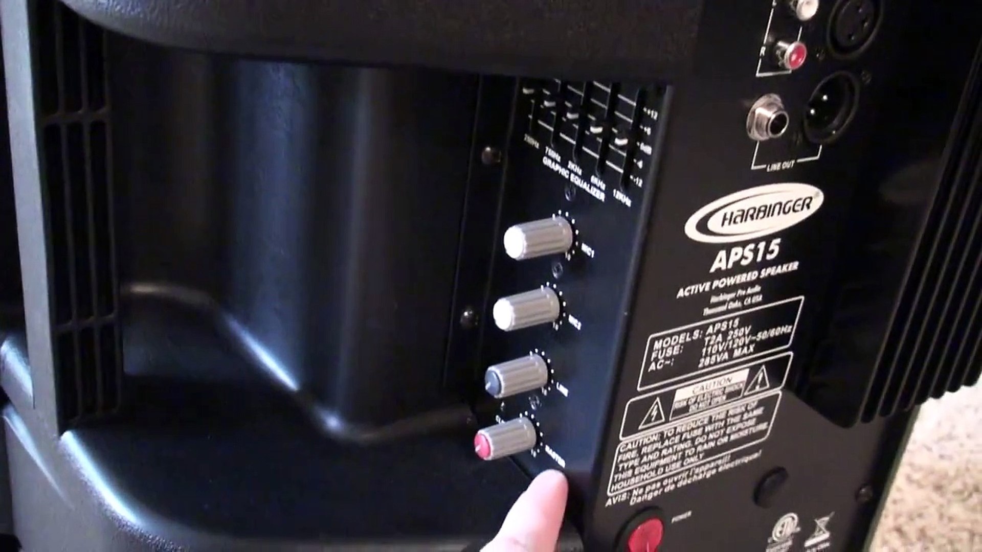 harbinger speakers aps15