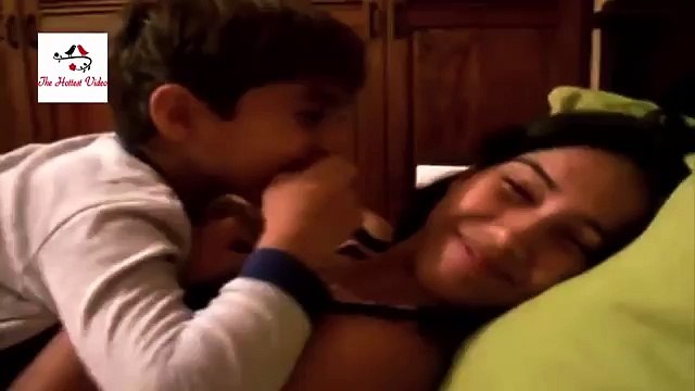 A little boy kiss a big girl Kissing prank gone crazy