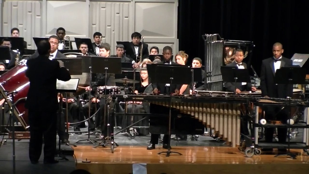 October Mountain  performed by Cypress Springs Percussion Ensemble 03-24-11