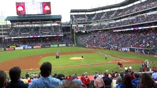 09/23/2011 Mike Baker Natl Anthem at Texas Rangers