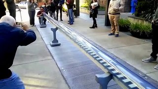 Hyperloop Pod 1:24 Scale Run in Tube, Demo - SpaceX Competition Team Hypershot from UC Berkeley