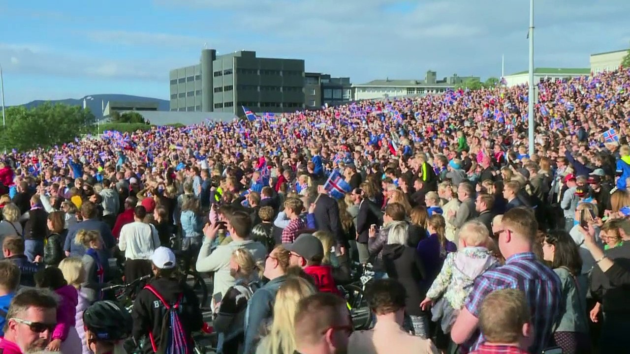 Schlachtrufe für Islands neue Helden