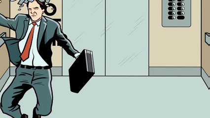 How to survive in a free falling elevator