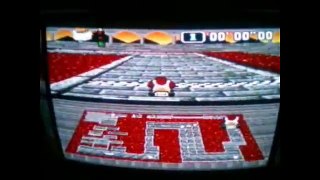 Super Mario Kart Time Trial PAL Bowser Castle 3 5-lap: 1'29