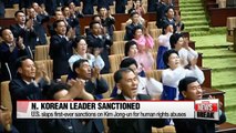 U.S. hits N. Korean leader Kim Jong-un with sanctions for human rights abuses