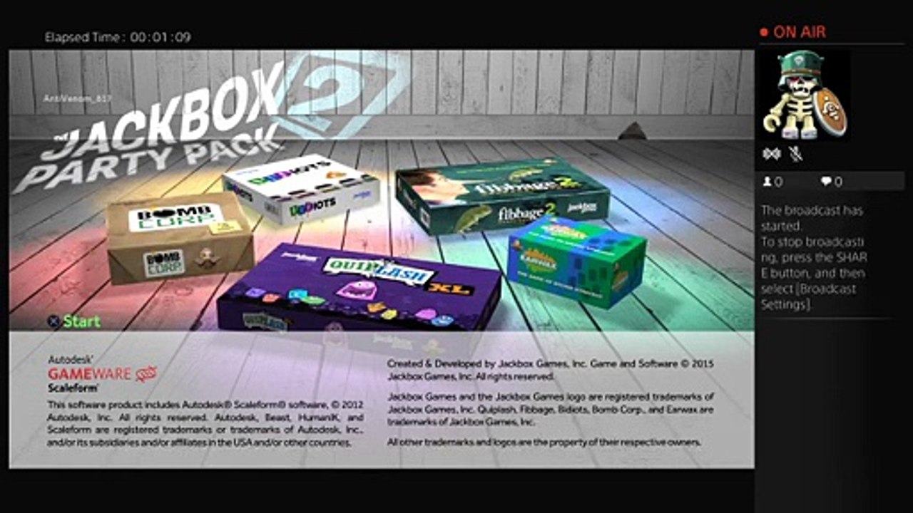 AntiVenom_817's Live PS4 Broadcast