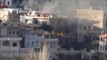 شام ريف دمشق الزبداني احتراق منازل المدنيين جراء القصف الهمجي 22 1 2013