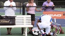 Novak Djokovic imitates Maria Sharapova - Part 2