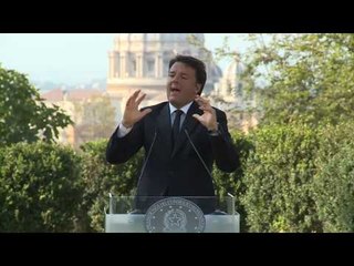 Roma - Punto stampa Renzi - Lofven (06.07.16)