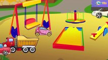 Camiones infantiles - Excavadora, Camión de Bomberos, Grúa - Coches para niños