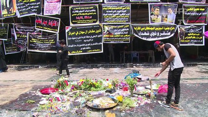 Baghdad residents pay tribute to attack victims on Eid al-Fitr