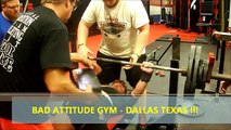 Bad Attitude Gym - Powerlifting Bench Press Sunday Training 8/19/12