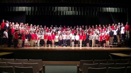 Swiftwater Intermediate School's 5th Grade performing Reach by Gloria Estefan