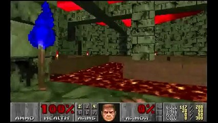 SM100 DOOM Glitches- Final Doom TNT Evilution- map 29: Lava can't harm me