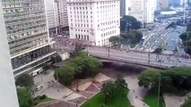 SP Protesto contra o aumento da passagem 17 de janeiro acaba em pancadaria