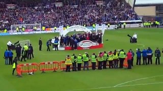 Kilmarnock v Rangers 15 05 11 - Davie Weir Lifts the Trophy