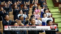 U.S. hits N. Korean leader Kim Jong-un with sanctions for human rights abuses