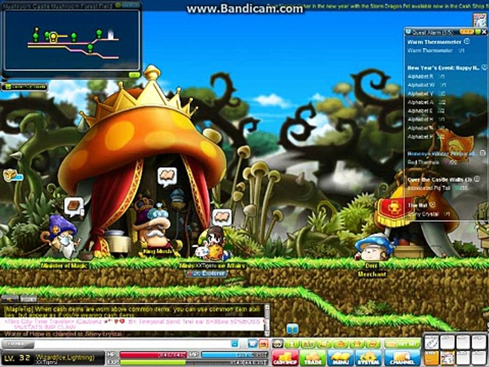 MapleSea lets play ice/lighting mage part 23:castle crashers