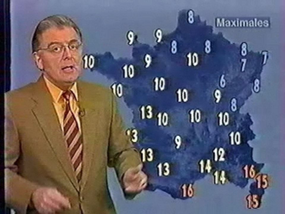 France 3 - Météo Touret + BA diverses - 1995