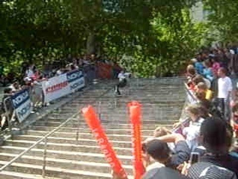 gamelle sur la rampe en roler