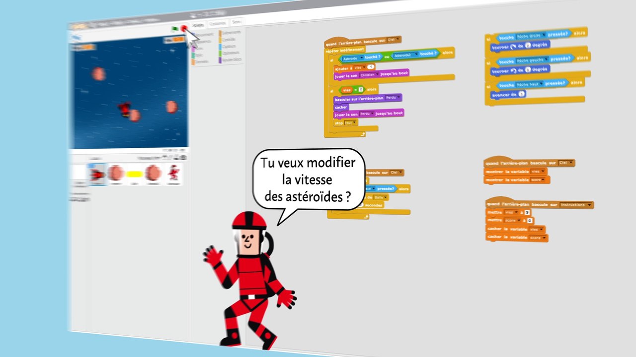 Apprends à créer 4 jeux Scratch avec notre livre Code toi-même ! chez Nathan, à partir de 8 ans, sortie le 18 août 2016