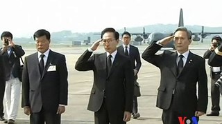 2012-05-25 粵語新聞: 首批韓戰陣亡南韓軍人遺骨自北韓返國