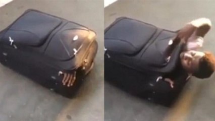 Valizde Sınırı Geçmeye Çalışan Göçmen Sınır Kontrolünde Yakalandı