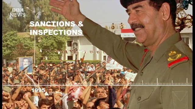 The events that led to war in Iraq